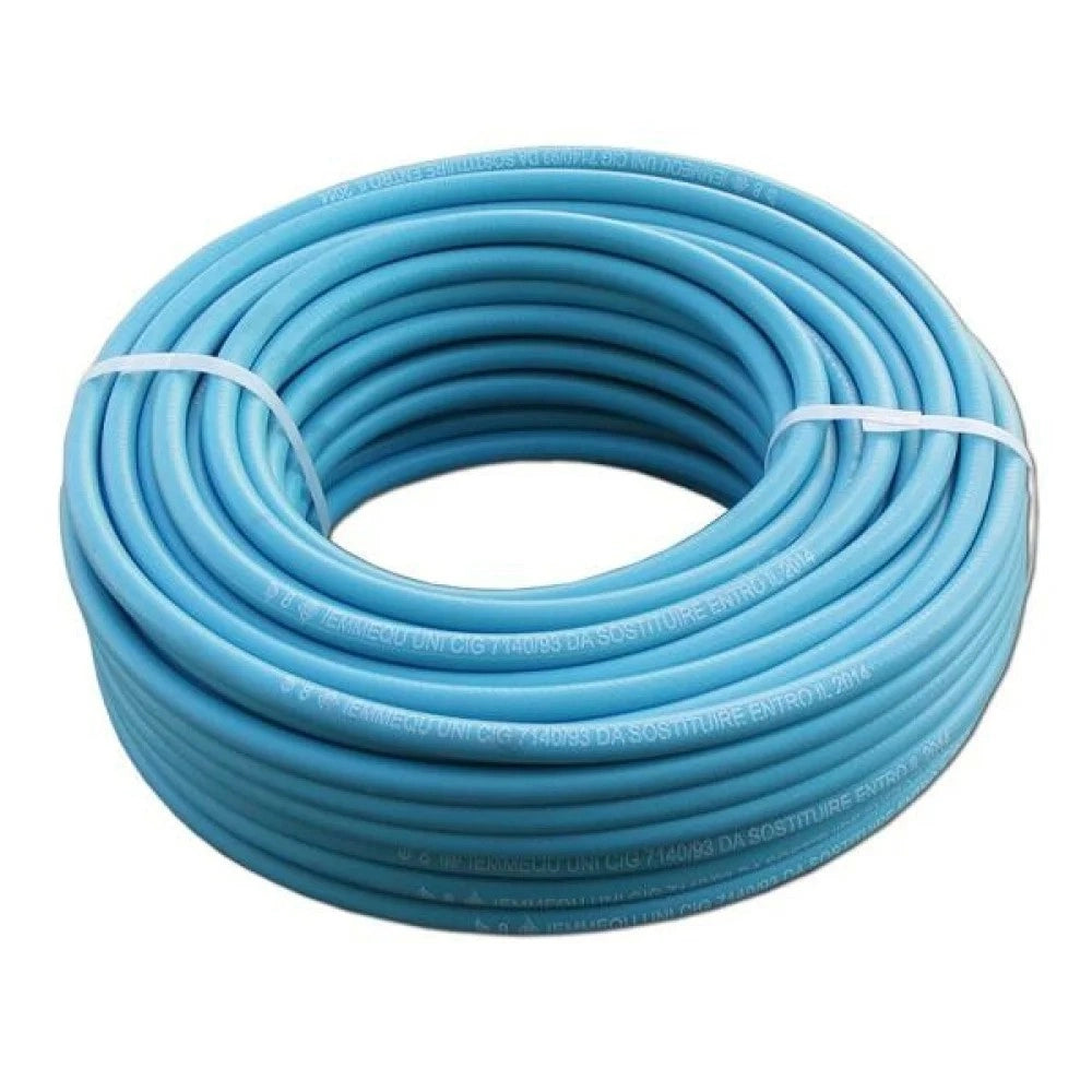 Tubo gas gpl blu in pvc 8x13mm per uso domestico - 2mt