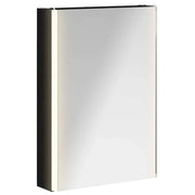Mobiletto per specchio da Bagno | Armadio da bagno Rovere Nero 43 x 11,5 x 60,5 cm