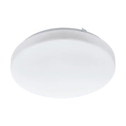 Plafoniera Moderna Frania Acciaio Bianco Led Integrato 10W