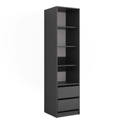 Armadio Elmo Antracite 50 x 200 cm Vicco