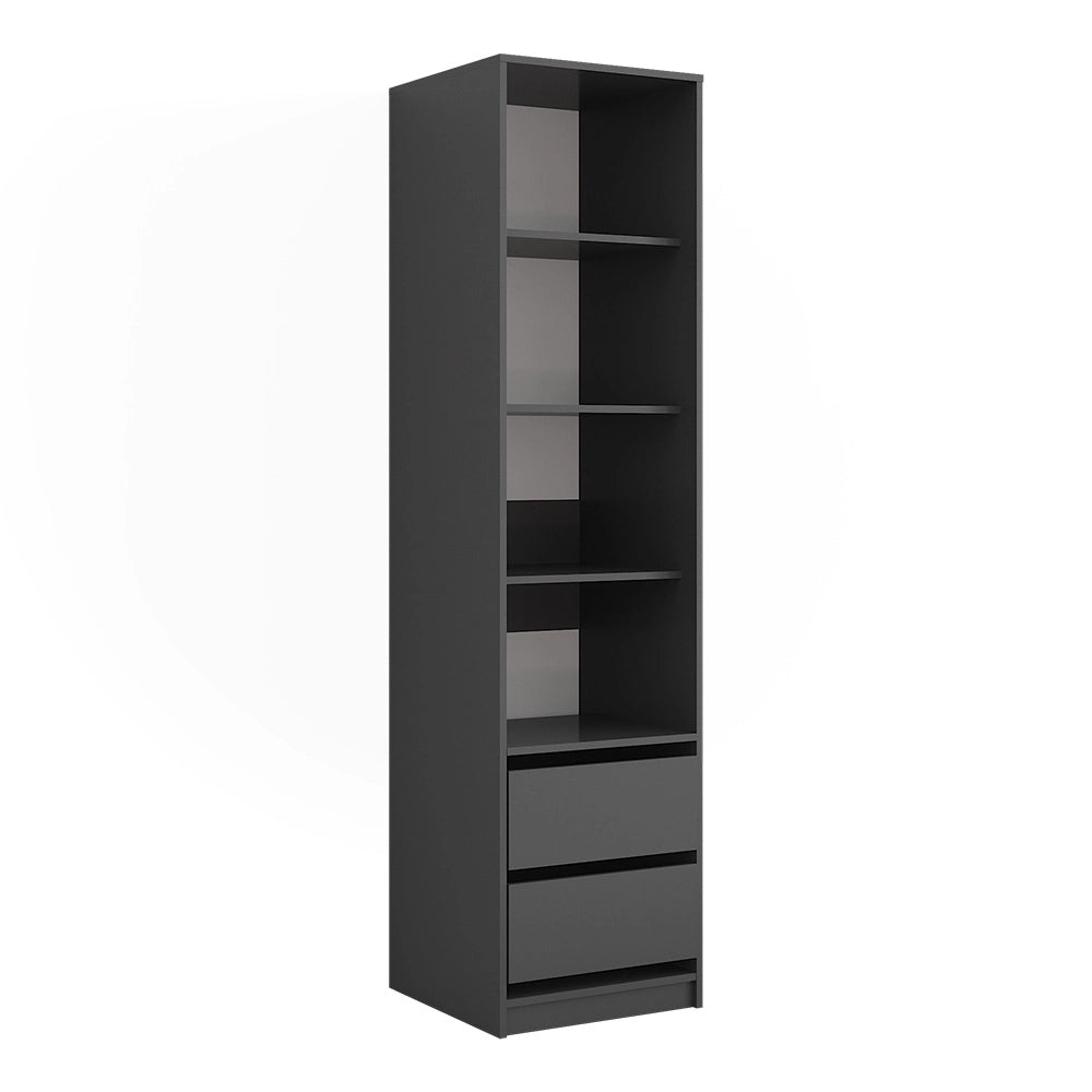 Armadio Elmo Antracite 50 x 200 cm Vicco