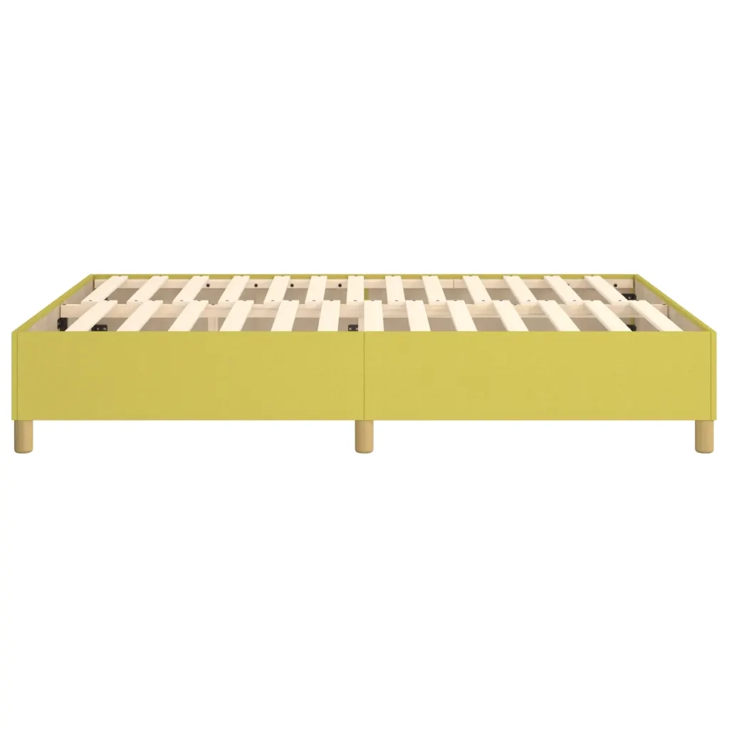 Struttura Letto a Rete a Molle Verde 140x200 cm in Tessuto 3120968