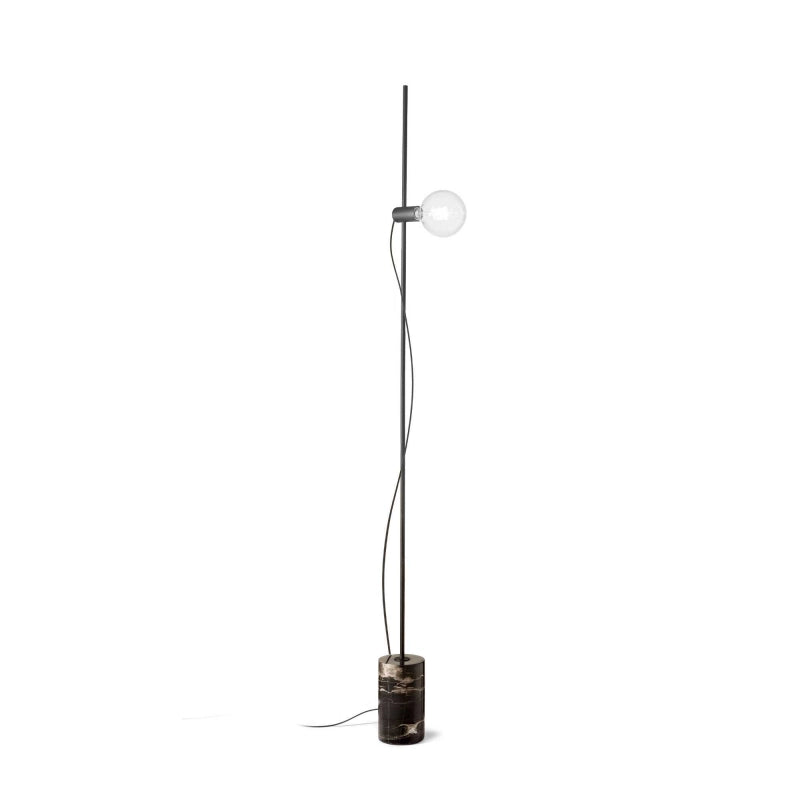 Lampada Da Terra Eva Pt1 Nero Ideal-Lux