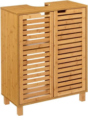 Sostegno in bambù - Stile e funzionalità - 1 pezzo - 60 x 28 x 58 cm - Naturale