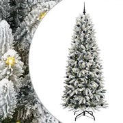 Albero di Natale Artificiale-Albero Natalizio con 300 LED Bianco 240 cm 813788
