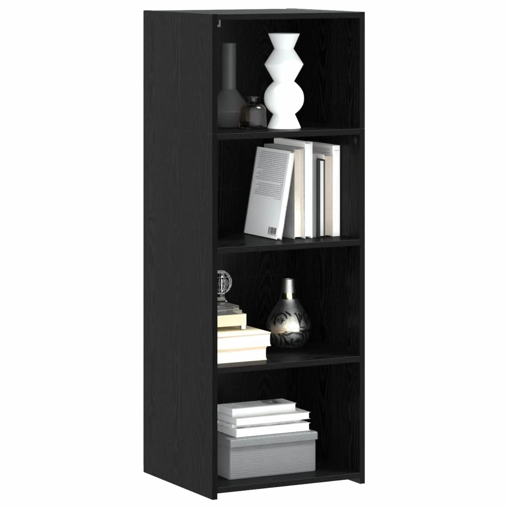 Credenza Rovere Nero 45 x 41 x 124 cm Legno ingegnerizzato 8015669