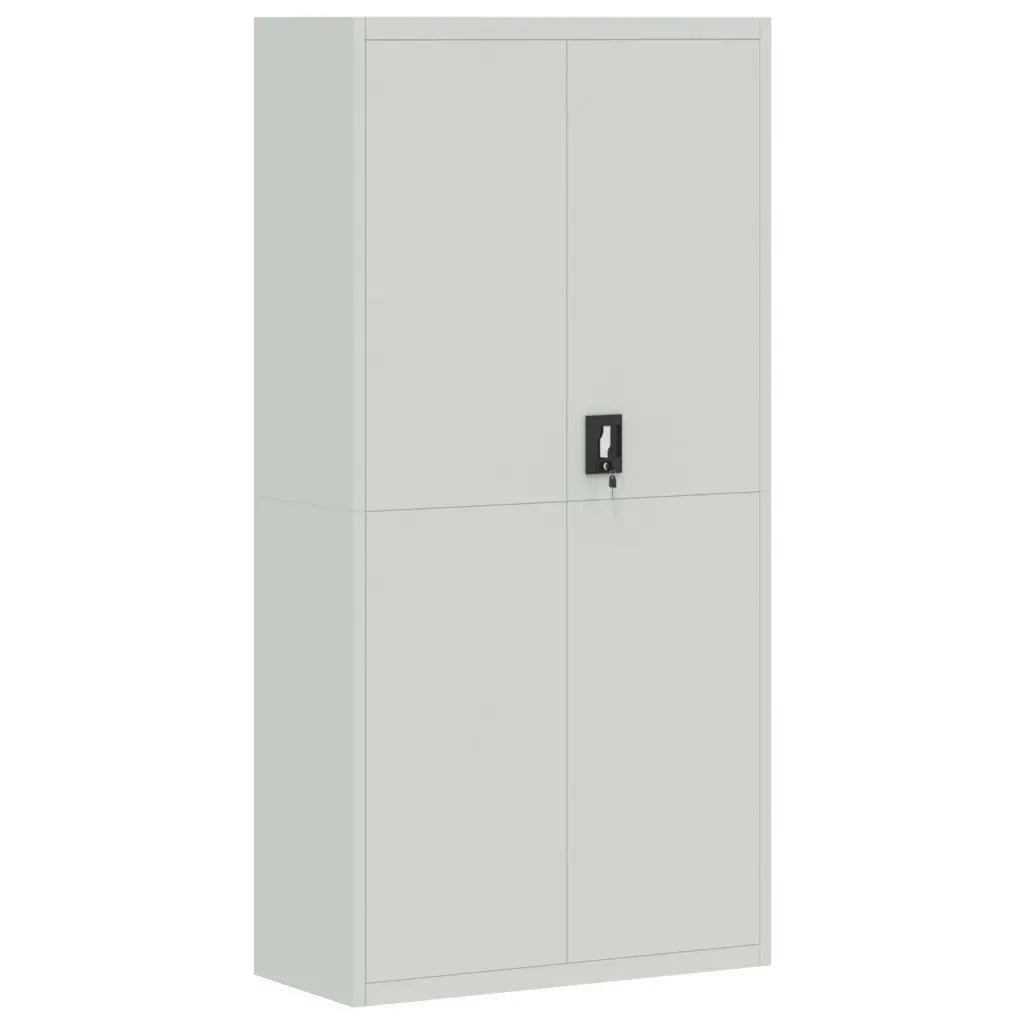 Armadio Classificatore Grigio Chiaro 90x40x180 cm in Acciaio 339753