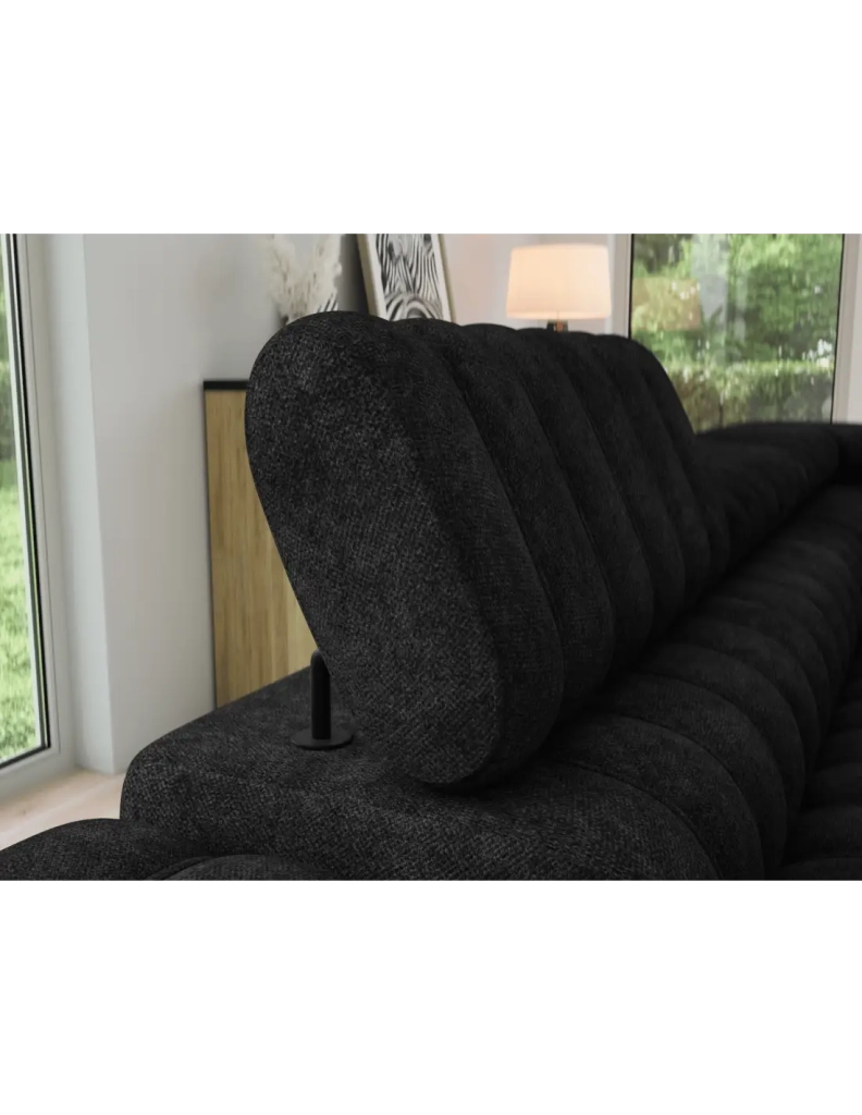 Divano angolare collezione KANEDOJO colore Nero