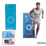 CUSCINETTO GHIACCIO GEL SACCHETTO REFRIGERANTE CALDO FREDDO TERMICO 10X26CM