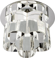 Plafoniera SK-21 1 luce cromata cristallo G4 Candellux