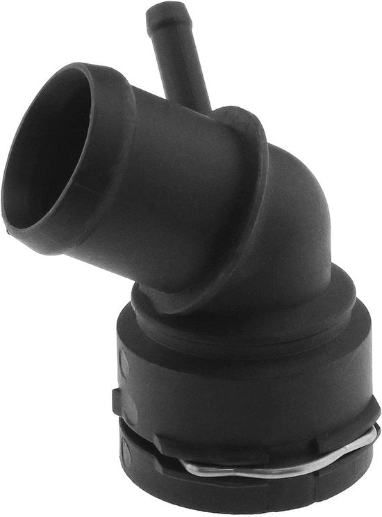 Vario Connector per Radiatore Sostituzione Liquido di Raffreddamento 6Q0122291E per Skoda Passat Golf - Alta Qualità Connettore Flangia Piastra.