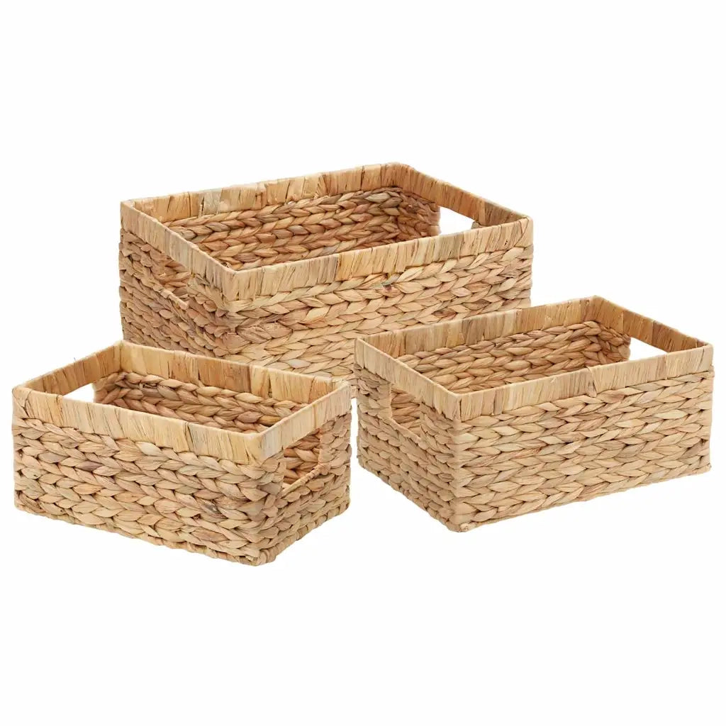 Cesti per Stoccaggio 3 pcs Naturale Giacinto d'acqua 42020142