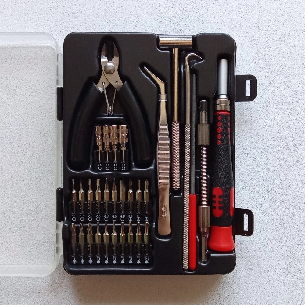Benman set utensili precisione 32 pezzi in acciaio cr-v con custodia