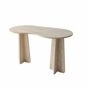 Scrivania "infinita" in legno 120 x 60 x 75 cm - Travertino