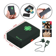 Trade Shop - Localizzatore Satellitare Gps Mini A8 Gsm Antifurto Sos Tracker Ascolto Vocale -