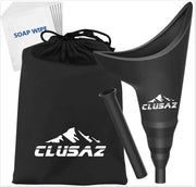 Dispositivo di urinazione femminile - Urinoir in silicone riutilizzabile per donne, contenitore di raccolta urinale portatile, urinare in piedi, outdoor, campeggio, escursioni, concerti, viaggi, festival, set di toilette essenziale