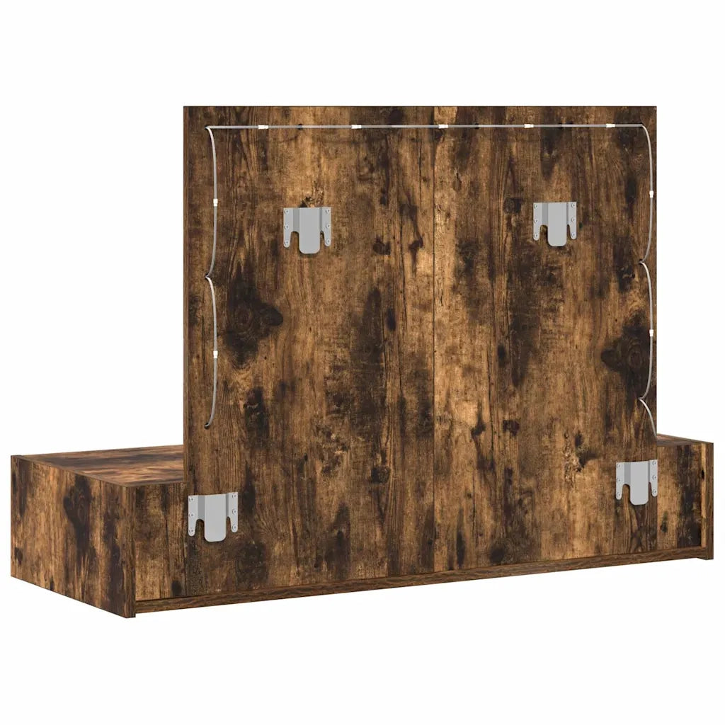 Tavolo da Trucco Marrone 100 x 40 x 70 cm Legno multistrato 865239