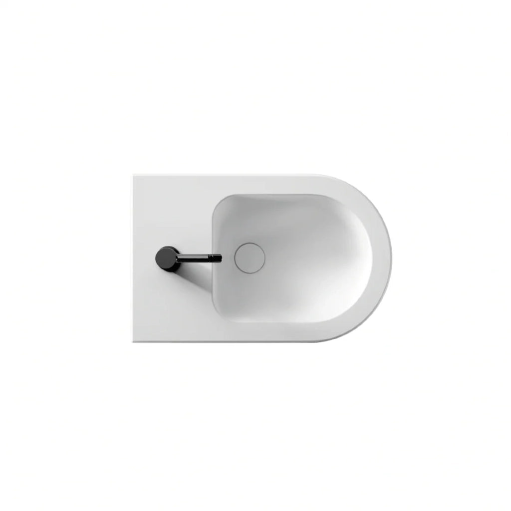 Bidet a Terra Alice Ceramica "Form" Bianco Opaco