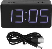 Orologio Elettronico con LED Notifica e Funzione di Sospensione - 1# - Orologio da Alarme - Utilizzo per Studenti - Utilizzo Domestico