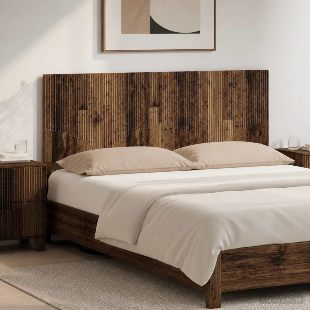 Testiera da Muro HOORN Legno antico Legno ingegnerizzato 897393