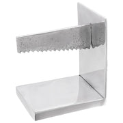 Fermalibri 2 pz Argento 11x14x17,5 cm Alluminio Seghettato