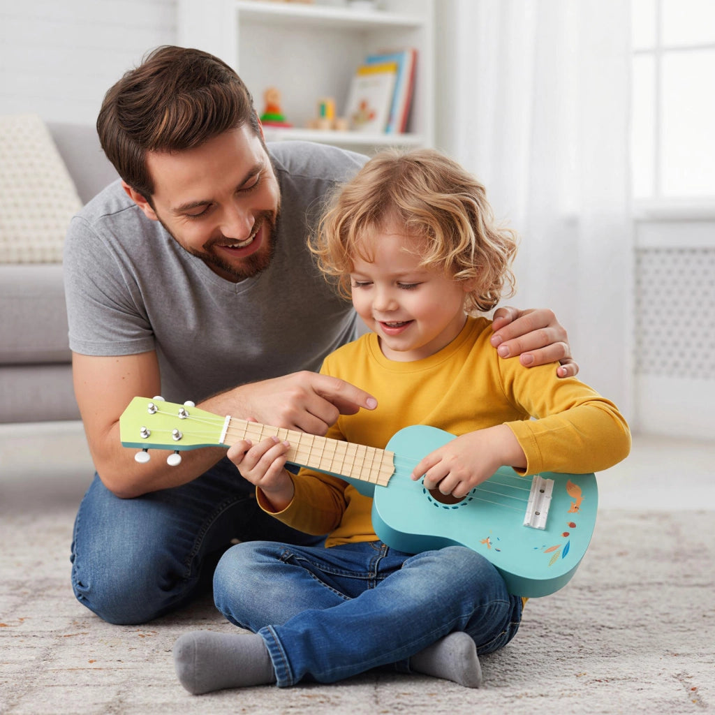 Ukulele chitarra 21 pollici mini 4 corde legno tiglio bambini 3+ Strumento musicale educativo per ragazzi ragazze principianti bambini