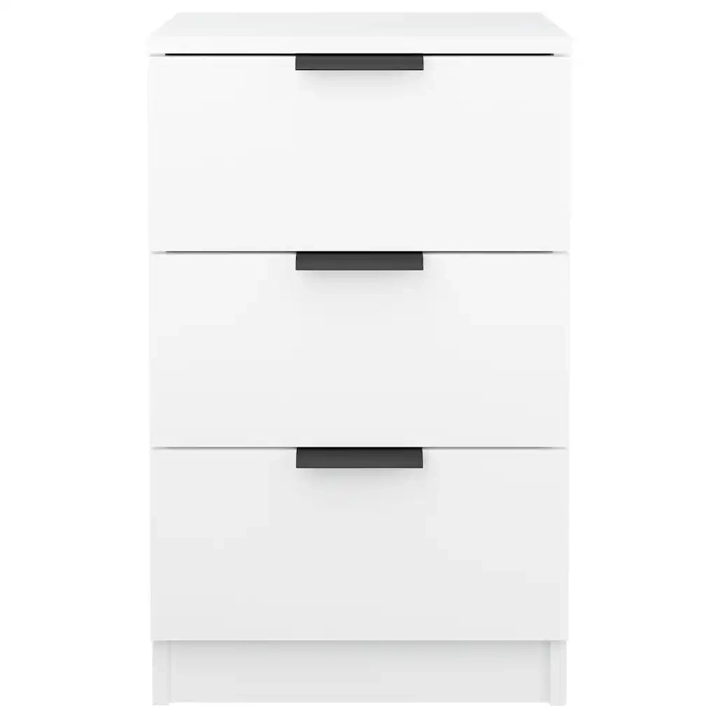 Comodini 2 pz Bianchi 40x36x65 cm 811269