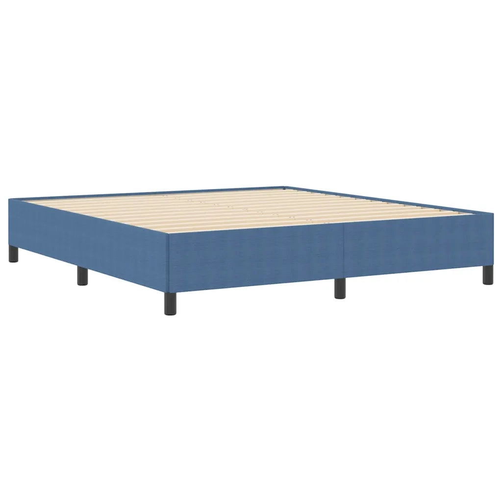 Letto a molle Blu 180 x 200 cm Tessuto in Cords 42006985
