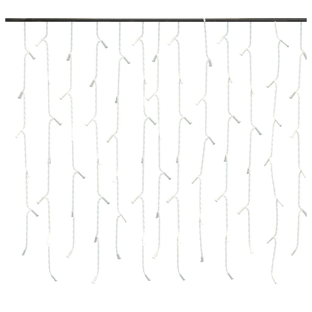 Luci a Ghiaccioli a LED 10 m 400 LED Bianco Caldo 8 Funzioni 328908