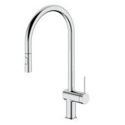 Miscelatore lavello alto Lady Cold Start Ø35 doccia estraibile 2 getti cromo Aquasanit