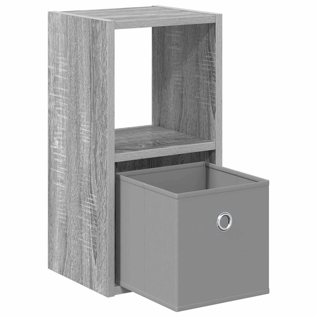 Comodino Grigio Sonoma 25,5 x 22 x 49,5 cm Legno multistrato 8000606