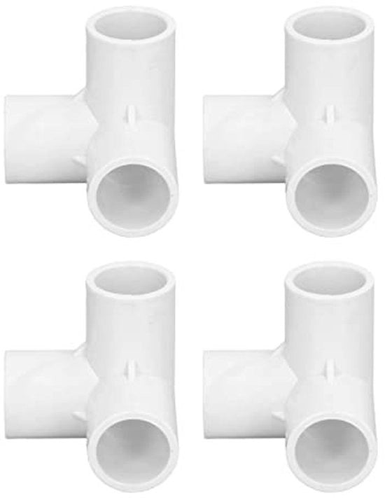 Connettori PVC 3 vie - 10 pezzi - Connettori T a H per tubi - 20 mm - Connettori PVC per tubi in PVC - Connettori per tubi in PVC - Connettori per tubi in PVC - Connettori per tubi in PVC