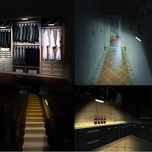 Vigor Lampada per Armadi Magnetica con Sensore 10 Led