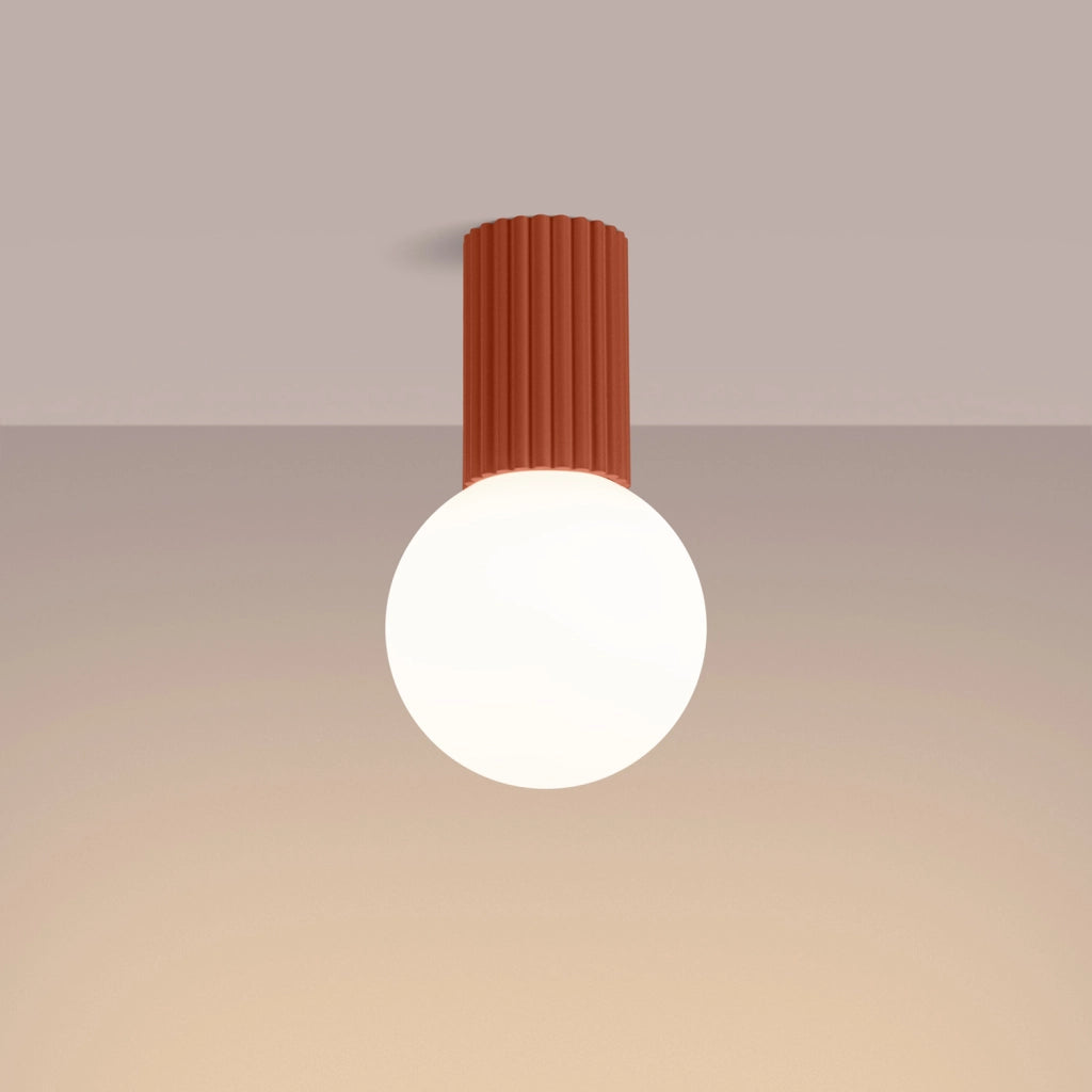 Spot soffitto SFERA Pure Lume vetro bianco G9 IP44
