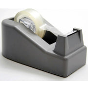 Trade Shop - Set 2 Pezzi Nastro Adesivo Trasparente Con Porta Rotolo Rotolino 12 Metri -