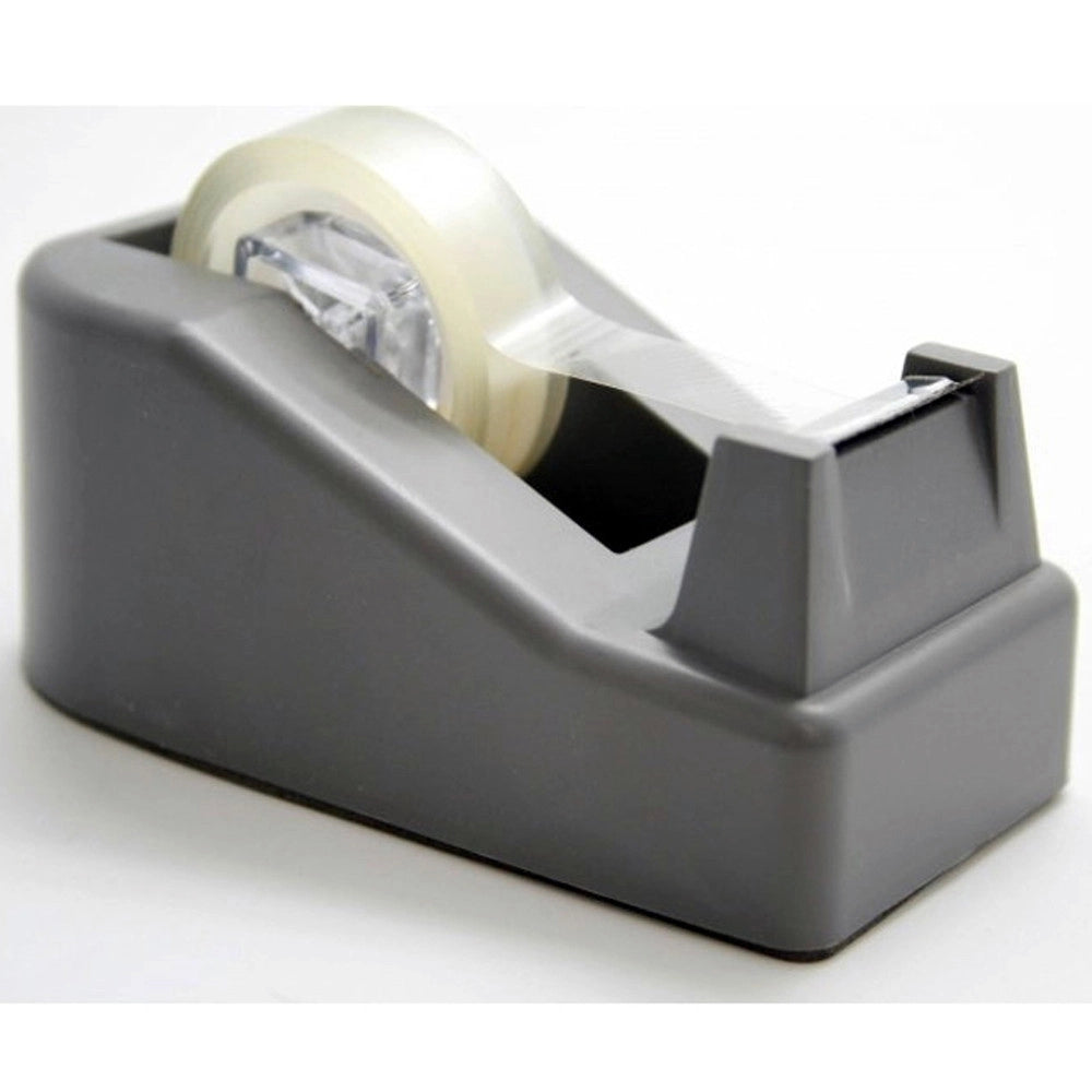 Trade Shop - Set 2 Pezzi Nastro Adesivo Trasparente Con Porta Rotolo Rotolino 12 Metri -