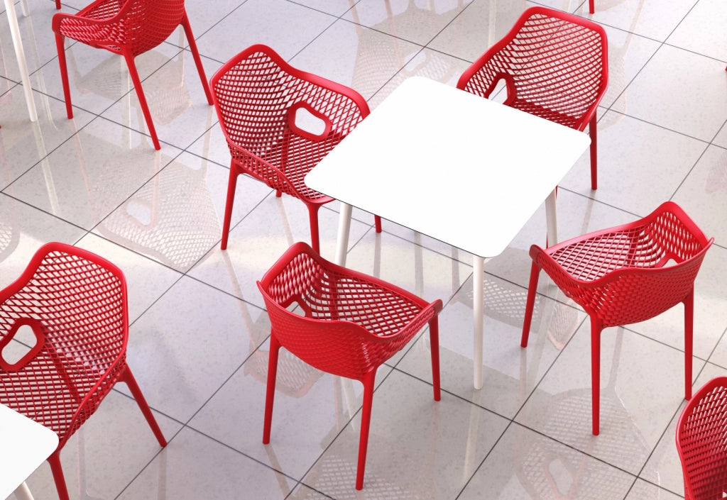 Sedia impilabile XL Air rosso