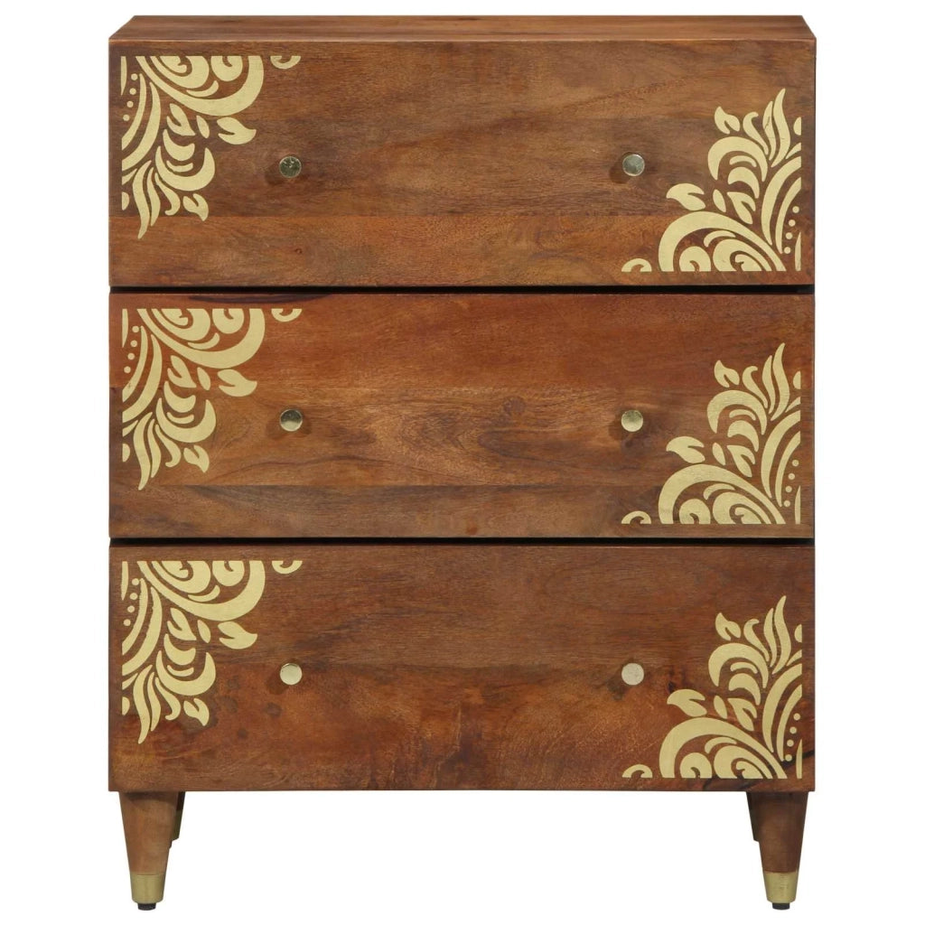 Credenza Marrone 60 x 33 x 75 cm Legno di mango massello 4018739