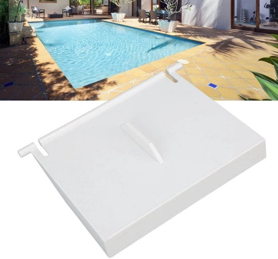 Accessorio per piscina in plastica di alta qualità - Skimmer sostitutivo - Facile da installare - Alta affidabilità - Accessorio per piscina - Coperchio per porta del pool - Duraturo - Hidroisolante