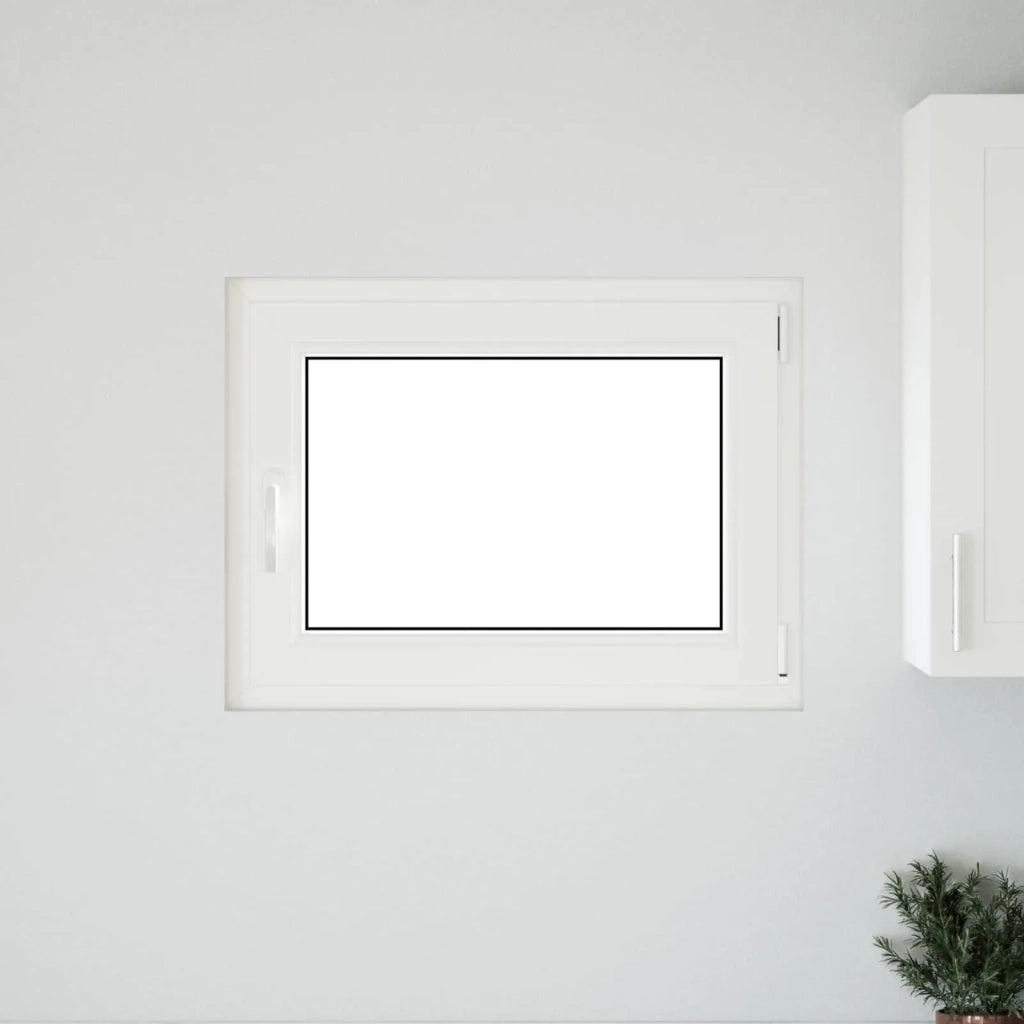 Finestra per Soffitta RISOR 80 x 70 cm PVC e Vetro Bianco CFW7294040
