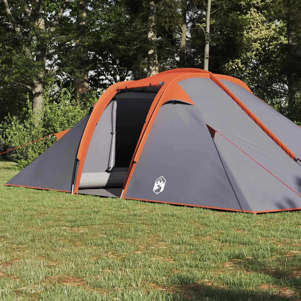 Tenda tunnel Grigio e arancione 510 x 240 x 156 cm taffetà 42001165
