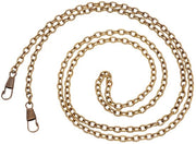 Accessori per Borse - Catenelle Metalliche 10 pezzi - Cavo in Acciaio 120 cm - Bronzo Antico - Decorazioni Metalliche - Sostenibile - Facile da Montare - Cinturino per Borse