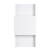 Applique moderna rettangolare bianca SKELDA 2xG9 Pure Lume