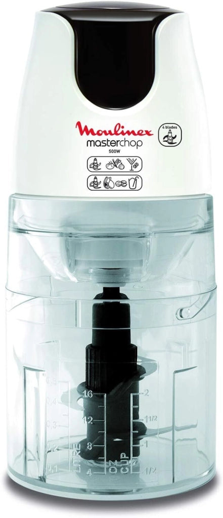 Moulinex DJ450B 0,5 L Frullatore da tavolo 500 W Nero, Bianco