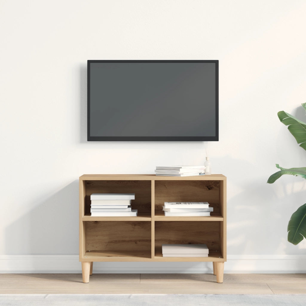 Mobile TV Rovere Artigianale 69.5x30x50 cm Legno ingegnerizzato