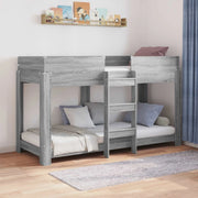 Letto a Castello per Bambini Grigio Sonoma 75 x 190 cm 3410544