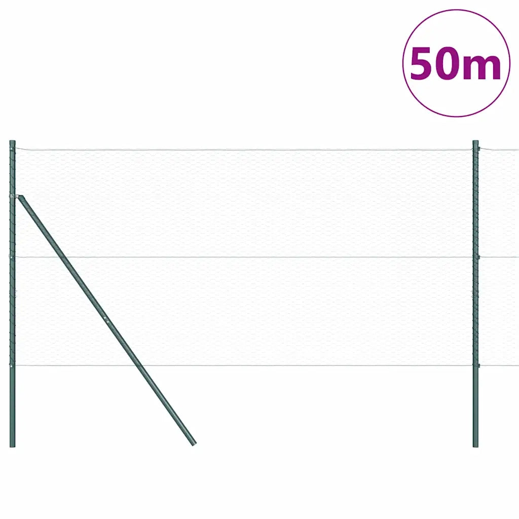 Palo della recinzione Grigio 50 x 1,4 m (rete 25 mm)