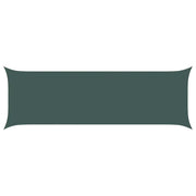 Vela Parasole | Telo Ombra | Vela da ombra solare Verde Scuro 2 x 6 m 100% Poliestere Oxford