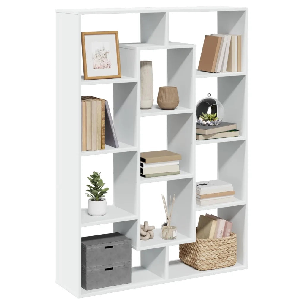 Libreria Bianca 102x29x143 cm in Legno Multistrato 3310298