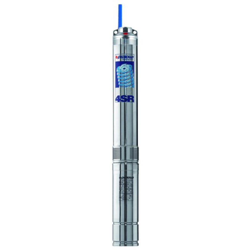 ELETTROPOMPA SOMMERSA MULTIGIRANTE IN ACCIAIO DA 4 MONOFASE PER ACQUE CHIARE MODELLO 4SR - HP 2    KW 1,5    230V  - PED